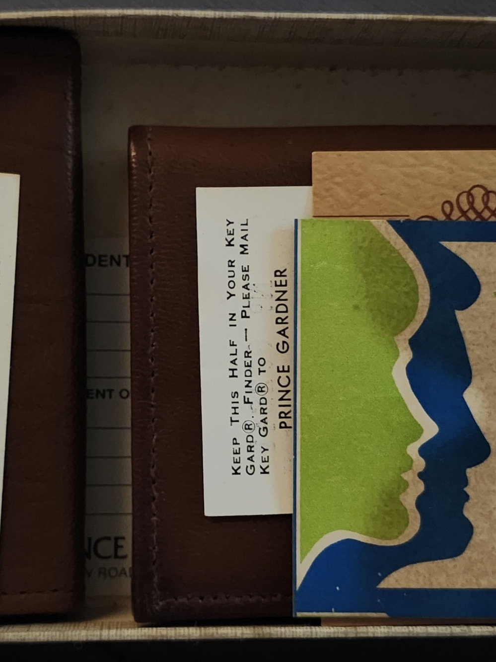 Prince Gardner Vintage Wallet and Key Guard-Never Used-New VINTAGE